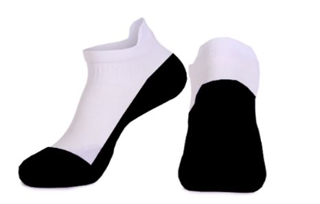 3 Pairs - Adult One Size Fits All Black Bottom Socks